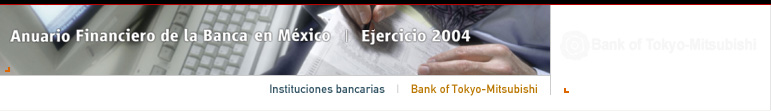Anuario Financiero de la Banca en Mxico | Instituciones Bancarias | Bank of Tokyo