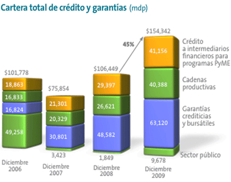 Imagen. Grficas Cartera total de crdito y garantas